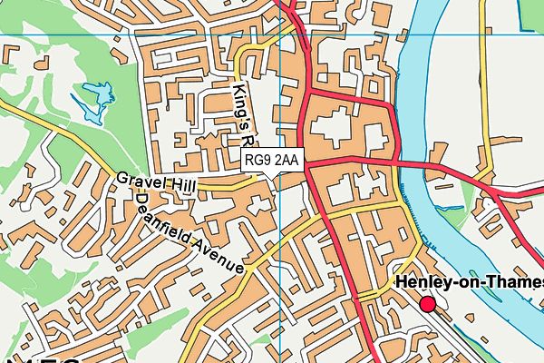 RG9 2AA map - OS VectorMap District (Ordnance Survey) RG9 2AA map - OS VectorMap District (Ordnance Survey)