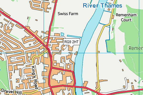 RG9 2HT map - OS VectorMap District (Ordnance Survey) RG9 2HT map - OS VectorMap District (Ordnance Survey)