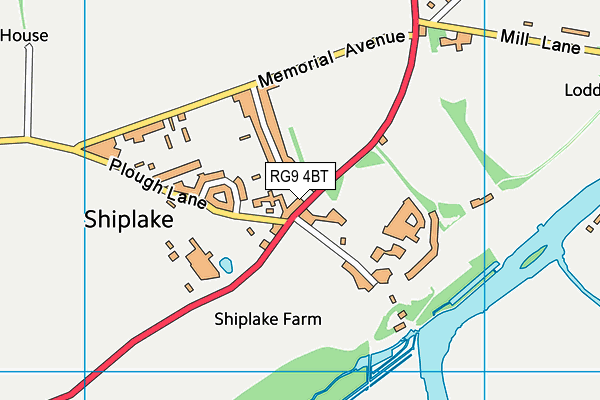RG9 4BT map - OS VectorMap District (Ordnance Survey) RG9 4BT map - OS VectorMap District (Ordnance Survey)
