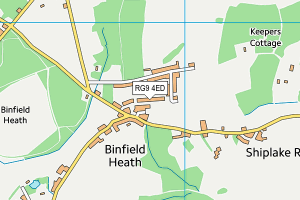 RG9 4ED map - OS VectorMap District (Ordnance Survey) RG9 4ED map - OS VectorMap District (Ordnance Survey)