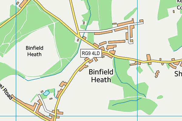RG9 4LD map - OS VectorMap District (Ordnance Survey) RG9 4LD map - OS VectorMap District (Ordnance Survey)