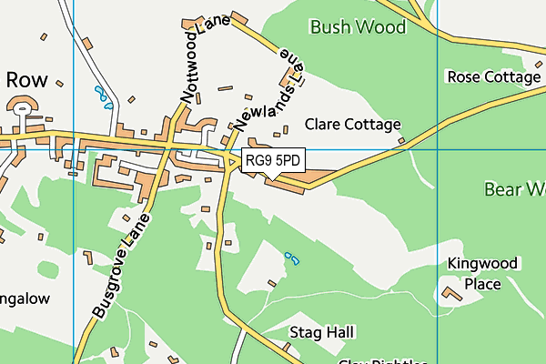 RG9 5PD map - OS VectorMap District (Ordnance Survey) RG9 5PD map - OS VectorMap District (Ordnance Survey)