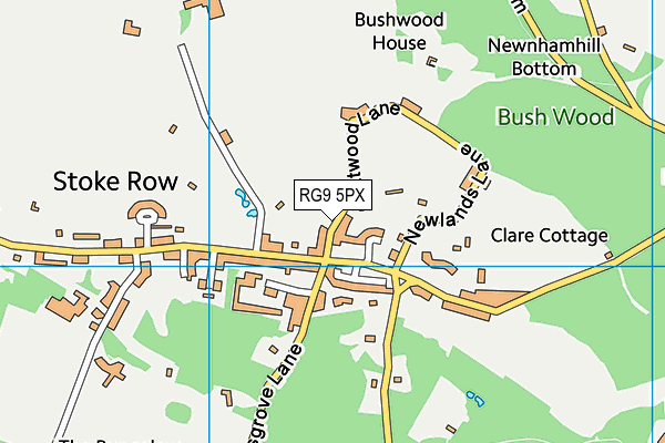 RG9 5PX map - OS VectorMap District (Ordnance Survey) RG9 5PX map - OS VectorMap District (Ordnance Survey)