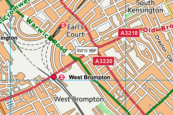 SW10 9BP map - OS VectorMap District (Ordnance Survey) SW10 9BP map - OS VectorMap District (Ordnance Survey)