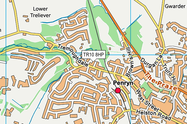 TR10 8HP map - OS VectorMap District (Ordnance Survey) TR10 8HP map - OS VectorMap District (Ordnance Survey)