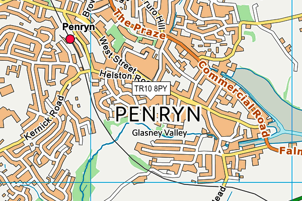 TR10 8PY map - OS VectorMap District (Ordnance Survey) TR10 8PY map - OS VectorMap District (Ordnance Survey)