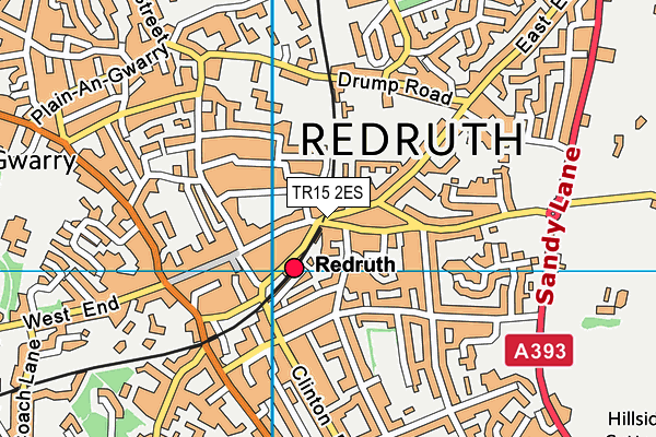 TR15 2ES map - OS VectorMap District (Ordnance Survey) TR15 2ES map - OS VectorMap District (Ordnance Survey)