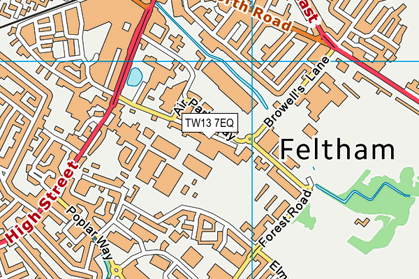 TW13 7EQ map - OS VectorMap District (Ordnance Survey) TW13 7EQ map - OS VectorMap District (Ordnance Survey)