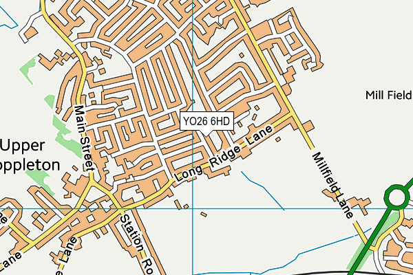 YO26 6HD map - OS VectorMap District (Ordnance Survey) YO26 6HD map - OS VectorMap District (Ordnance Survey)