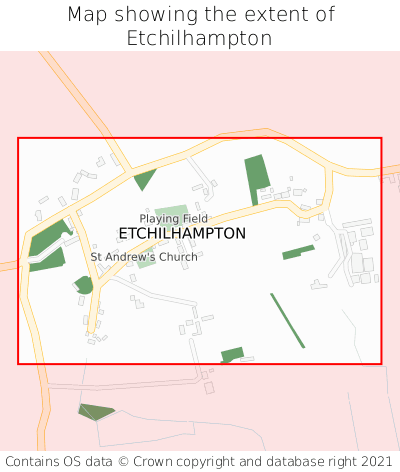Map showing extent of Etchilhampton as bounding box
