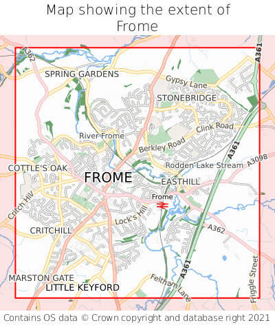 Street Map Of Frome Where Is Frome? Frome On A Map