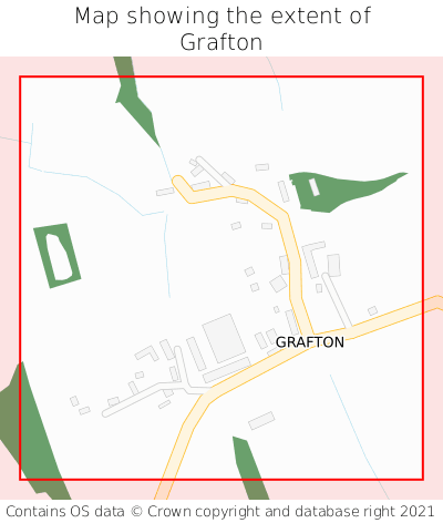 Map showing extent of Grafton as bounding box