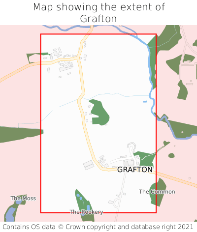 Map showing extent of Grafton as bounding box