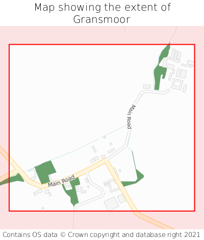 Map showing extent of Gransmoor as bounding box