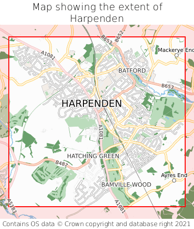 Map Of Harpenden And Surrounding Area Where Is Harpenden? Harpenden On A Map