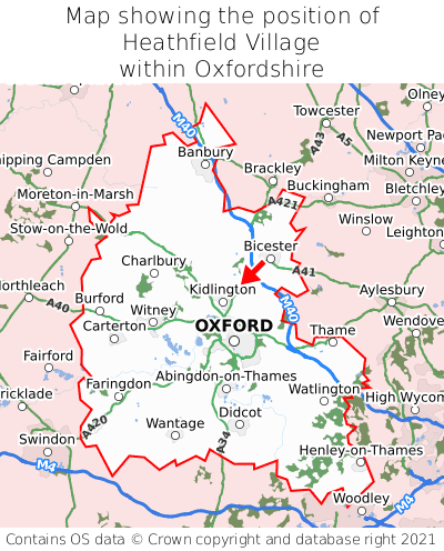 Where is Heathfield Village? Heathfield Village on a map