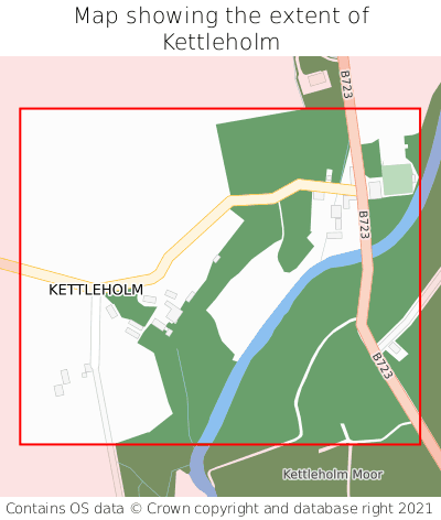 Map showing extent of Kettleholm as bounding box