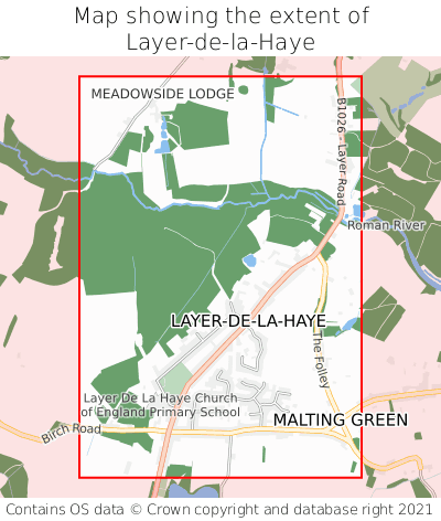 Map showing extent of Layer-de-la-Haye as bounding box