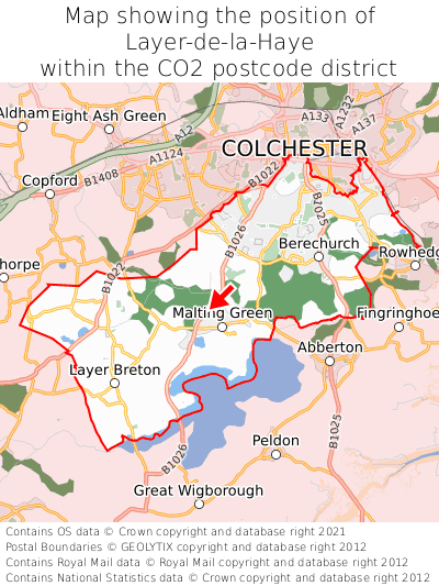 Map showing location of Layer-de-la-Haye within CO2