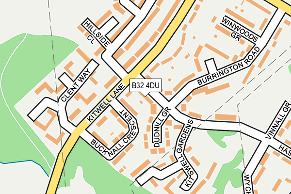 B32 4DU map - OS OpenMap – Local (Ordnance Survey) B32 4DU map - OS OpenMap – Local (Ordnance Survey)