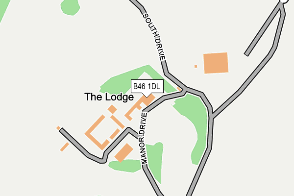 B46 1DL map - OS OpenMap – Local (Ordnance Survey) B46 1DL map - OS OpenMap – Local (Ordnance Survey)