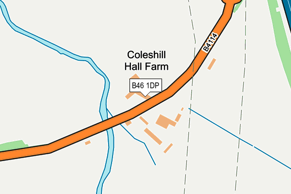 B46 1DP map - OS OpenMap – Local (Ordnance Survey) B46 1DP map - OS OpenMap – Local (Ordnance Survey)