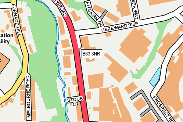 B63 3NR map - OS OpenMap – Local (Ordnance Survey) B63 3NR map - OS OpenMap – Local (Ordnance Survey)