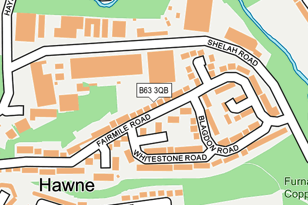 B63 3QB map - OS OpenMap – Local (Ordnance Survey) B63 3QB map - OS OpenMap – Local (Ordnance Survey)