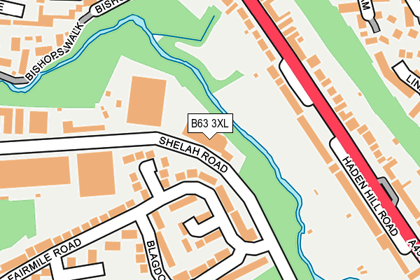 B63 3XL map - OS OpenMap – Local (Ordnance Survey) B63 3XL map - OS OpenMap – Local (Ordnance Survey)