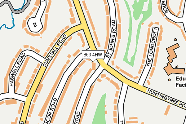 B63 4HW map - OS OpenMap – Local (Ordnance Survey) B63 4HW map - OS OpenMap – Local (Ordnance Survey)