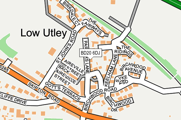 BD20 6DJ map - OS OpenMap – Local (Ordnance Survey) BD20 6DJ map - OS OpenMap – Local (Ordnance Survey)
