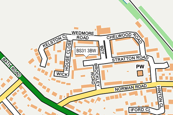 BS31 3BW map - OS OpenMap – Local (Ordnance Survey) BS31 3BW map - OS OpenMap – Local (Ordnance Survey)