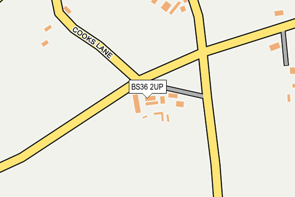 BS36 2UP map - OS OpenMap – Local (Ordnance Survey) BS36 2UP map - OS OpenMap – Local (Ordnance Survey)