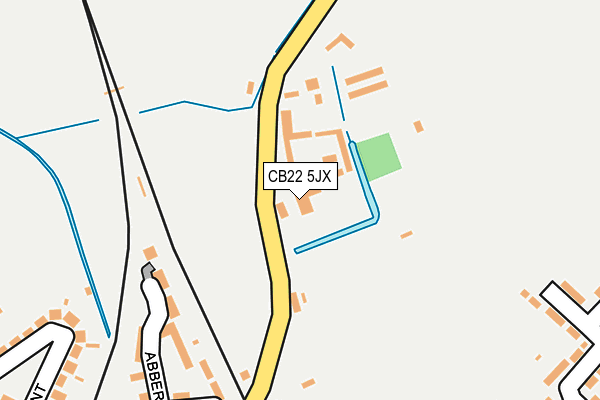 CB22 5JX map - OS OpenMap – Local (Ordnance Survey) CB22 5JX map - OS OpenMap – Local (Ordnance Survey)
