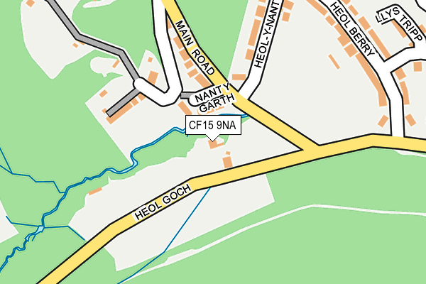 CF15 9NA map - OS OpenMap – Local (Ordnance Survey) CF15 9NA map - OS OpenMap – Local (Ordnance Survey)