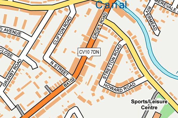 CV10 7DN map - OS OpenMap – Local (Ordnance Survey) CV10 7DN map - OS OpenMap – Local (Ordnance Survey)