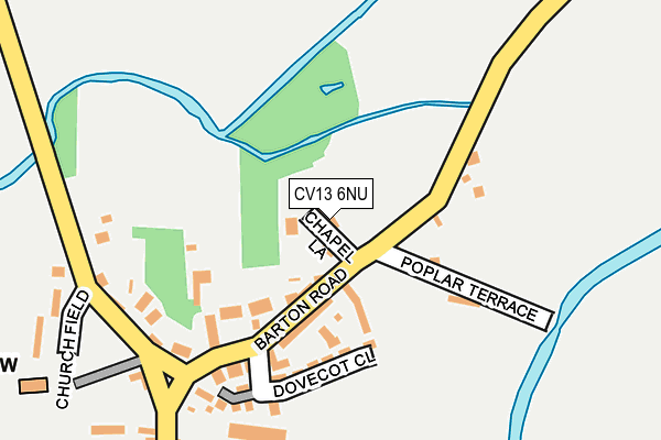 CV13 6NU map - OS OpenMap – Local (Ordnance Survey) CV13 6NU map - OS OpenMap – Local (Ordnance Survey)