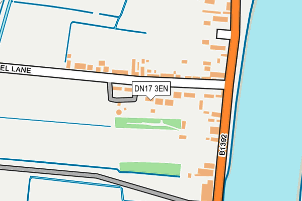 DN17 3EN map - OS OpenMap – Local (Ordnance Survey) DN17 3EN map - OS OpenMap – Local (Ordnance Survey)