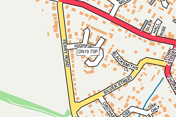 DN19 7SP map - OS OpenMap – Local (Ordnance Survey) DN19 7SP map - OS OpenMap – Local (Ordnance Survey)