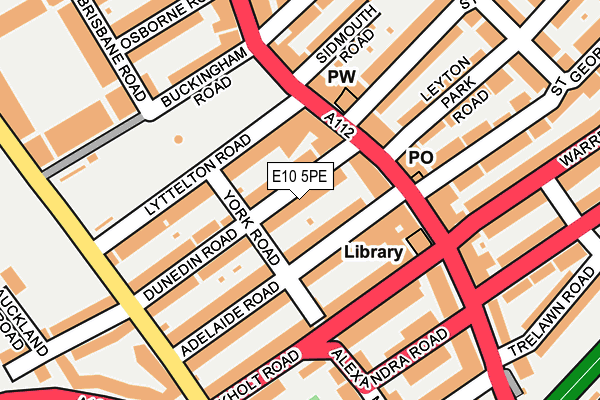 E10 5PE map - OS OpenMap – Local (Ordnance Survey) E10 5PE map - OS OpenMap – Local (Ordnance Survey)