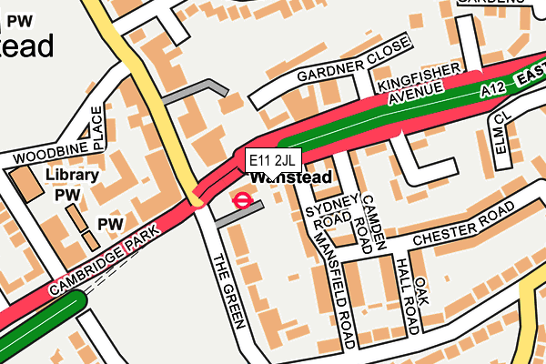 E11 2JL map - OS OpenMap – Local (Ordnance Survey) E11 2JL map - OS OpenMap – Local (Ordnance Survey)