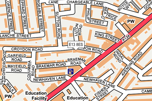 E13 8ES map - OS OpenMap – Local (Ordnance Survey) E13 8ES map - OS OpenMap – Local (Ordnance Survey)