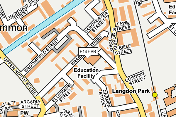 E14 6BB map - OS OpenMap – Local (Ordnance Survey) E14 6BB map - OS OpenMap – Local (Ordnance Survey)