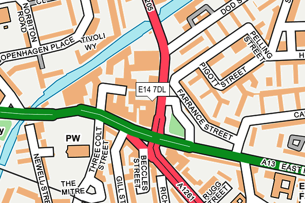 E14 7DL map - OS OpenMap – Local (Ordnance Survey) E14 7DL map - OS OpenMap – Local (Ordnance Survey)