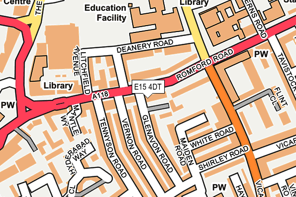 E15 4DT map - OS OpenMap – Local (Ordnance Survey) E15 4DT map - OS OpenMap – Local (Ordnance Survey)