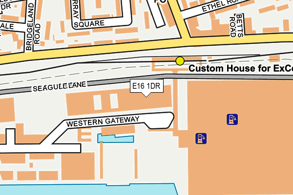 E16 1DR map - OS OpenMap – Local (Ordnance Survey) E16 1DR map - OS OpenMap – Local (Ordnance Survey)