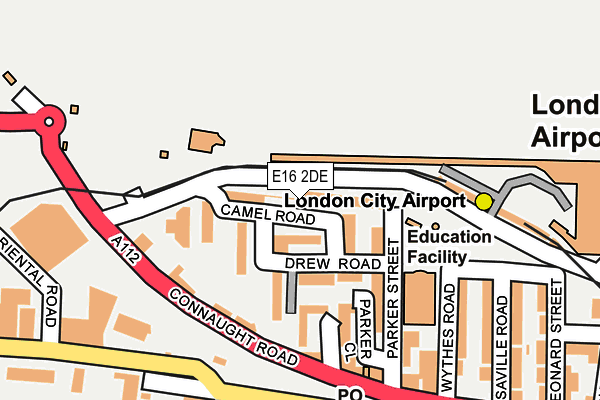 E16 2DE map - OS OpenMap – Local (Ordnance Survey) E16 2DE map - OS OpenMap – Local (Ordnance Survey)