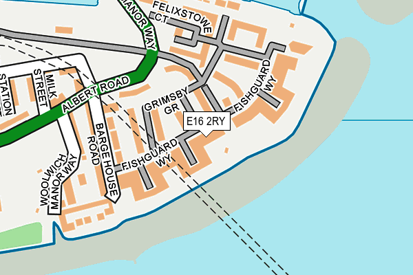 E16 2RY map - OS OpenMap – Local (Ordnance Survey) E16 2RY map - OS OpenMap – Local (Ordnance Survey)