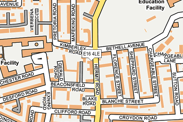 E16 4LE map - OS OpenMap – Local (Ordnance Survey) E16 4LE map - OS OpenMap – Local (Ordnance Survey)