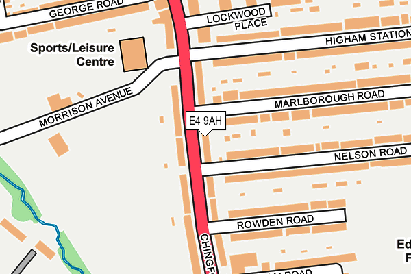 E4 9AH map - OS OpenMap – Local (Ordnance Survey) E4 9AH map - OS OpenMap – Local (Ordnance Survey)